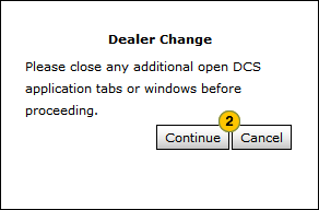 Change dealer confirmation message.